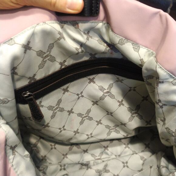 Aimee Kestenberg Lighten Up Tote Purse Handbag Nylon and Leather Blush Pink - Picture 13 of 15